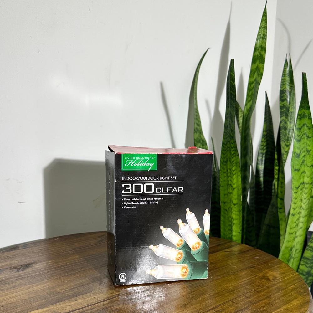 Holiday Editions Indoor/Outdoor Light Set - Clear